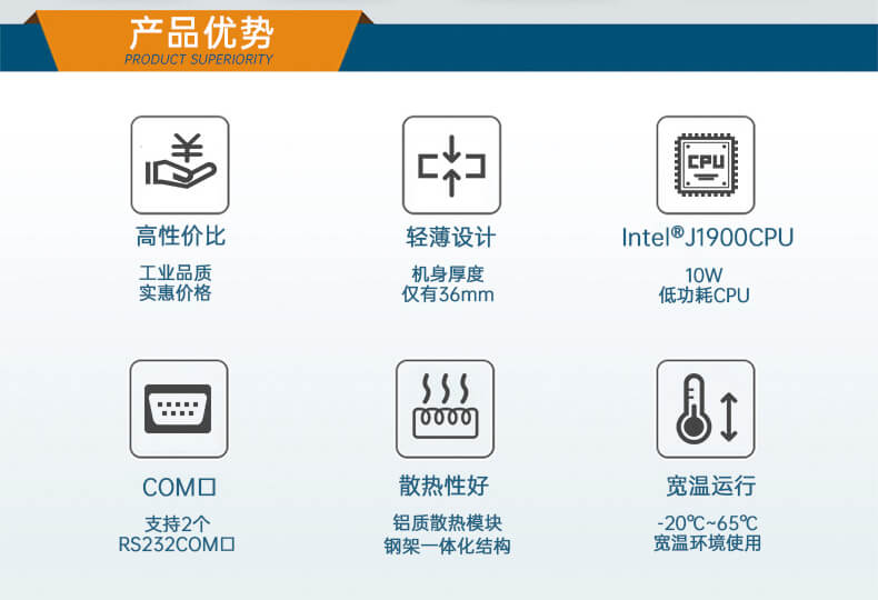 乐鱼无风扇工控机