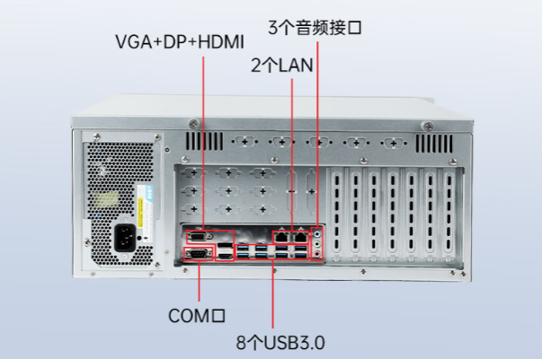 乐鱼飞腾D2000国产工控机端口.png